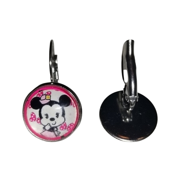Handcrafted Minnie Earrings - Picture 2 of 4